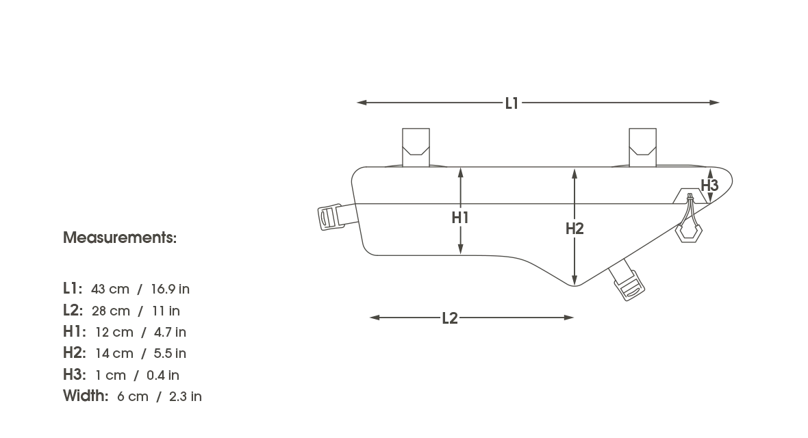 APIDURA Sacoche De Cadre Expedition Compact Frame (3L à 5.3 L) – Image 4