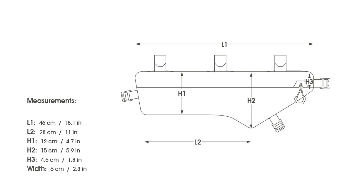 APIDURA Sacoche De Cadre Expedition Compact Frame (3L à 5.3 L) – Image 7