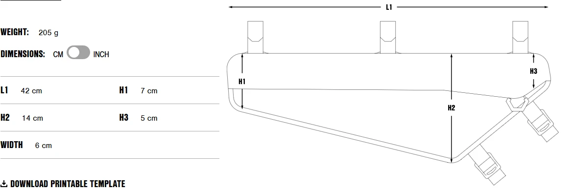 Sacoche De Cadre Apidura Racing Frame Pack 4l – Image 6