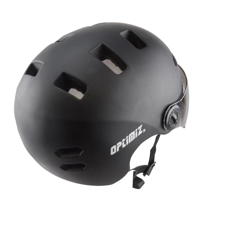 Casque Vélo Urbain à Visière (écran Fumé) 0380 Optimiz – Image 9