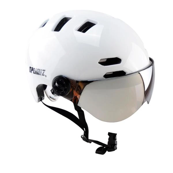 Casque Vélo Urbain à Visière (écran Fumé) 0380 Optimiz – Image 7