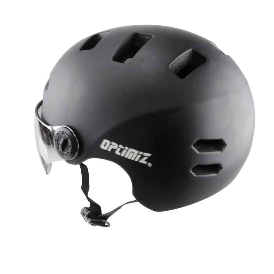 Casque Vélo Urbain à Visière (écran Fumé) 0380 Optimiz – Image 10