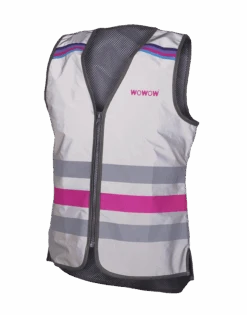 WOWOW Gilet Vélo Sans Manche Lucy Blanc