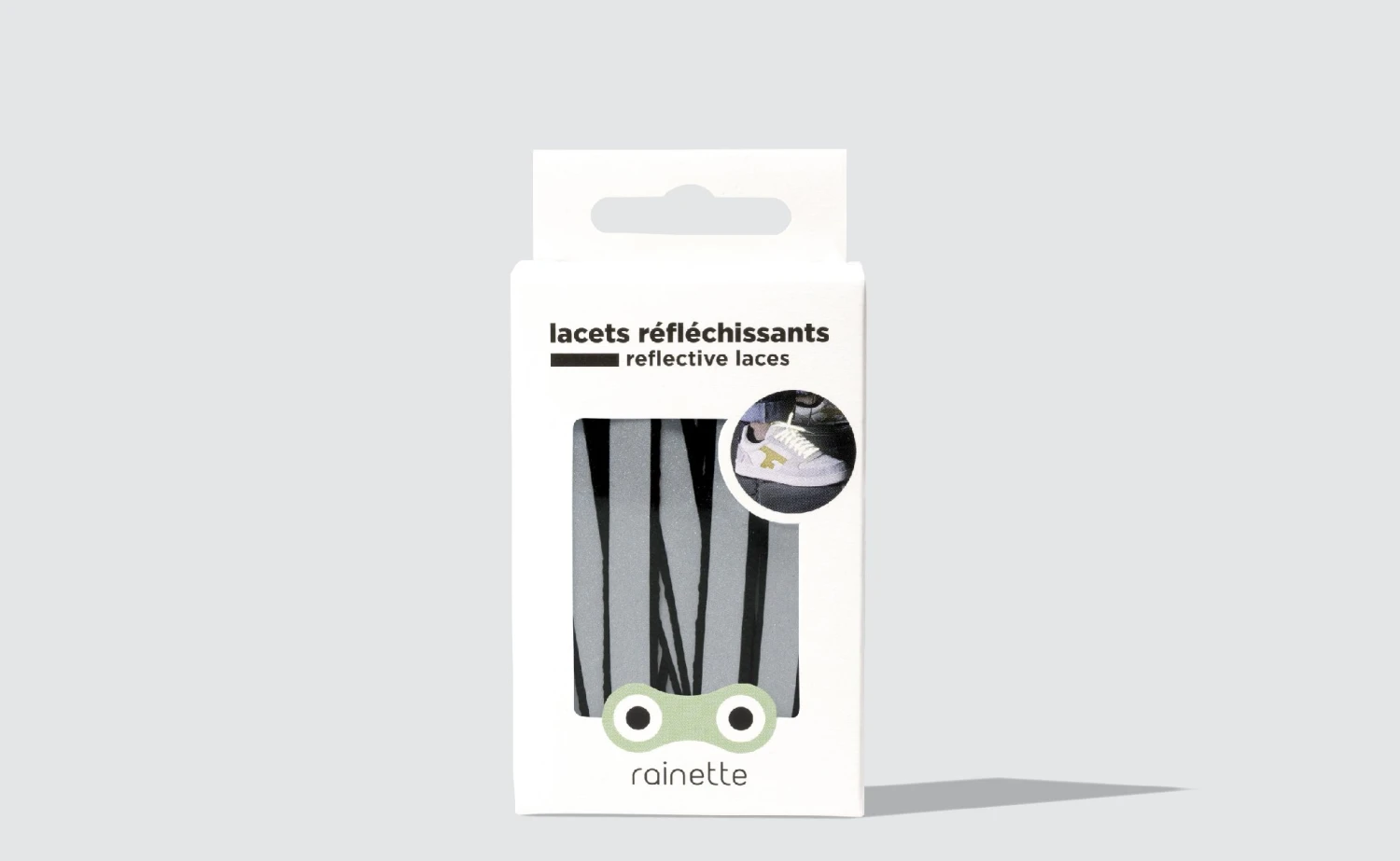 Lacets Réfléchissants Noirs